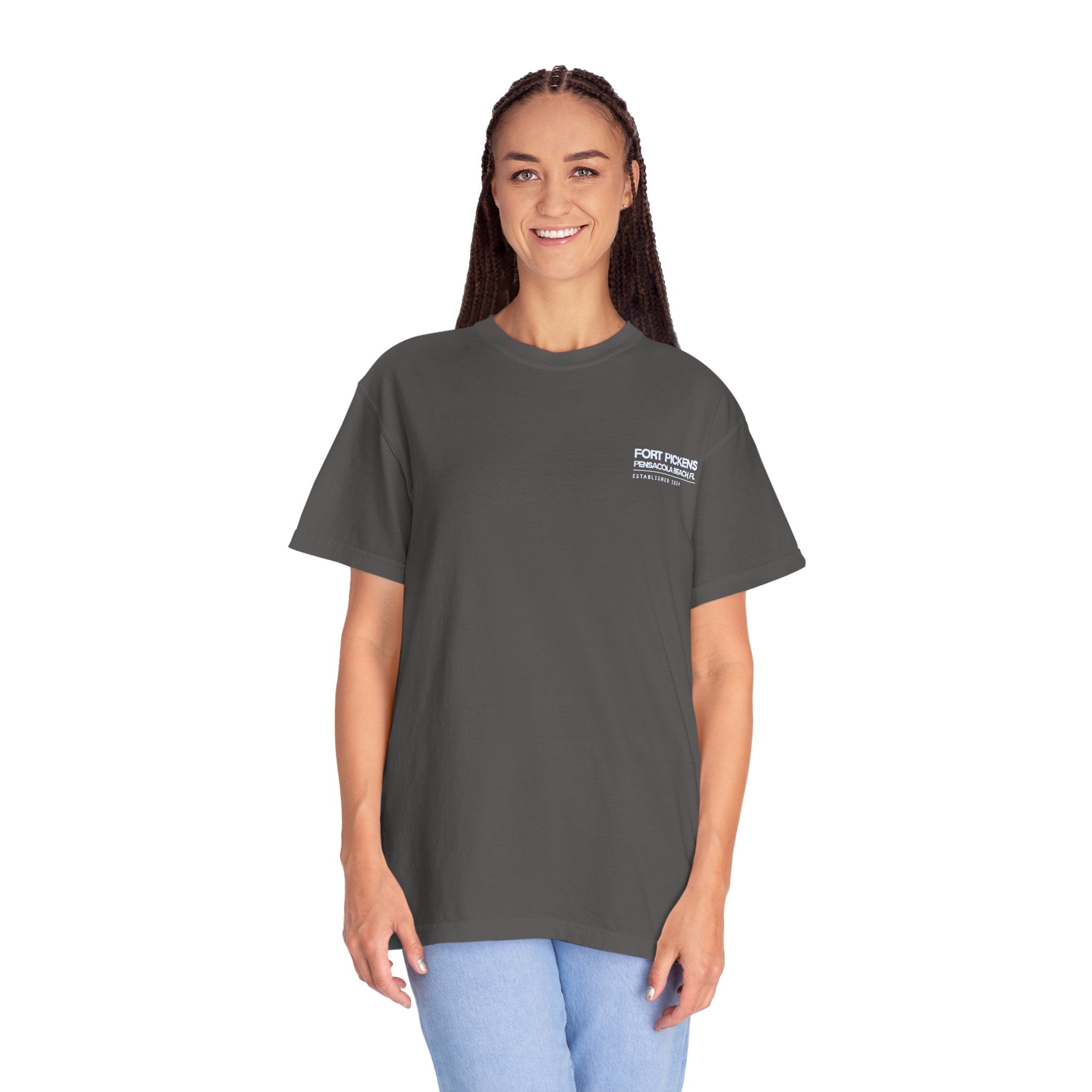 Fort Pickens Guardian of the Gulf T-Shirt - Dark tee with White lettering- Pensacola Beach Florida