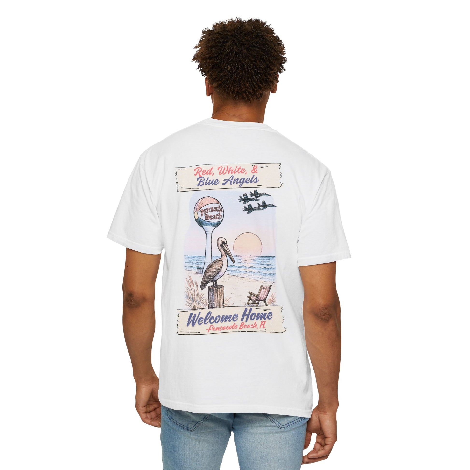Blue Angels - Pensacola Beach Air Show T-shirt - Unisex