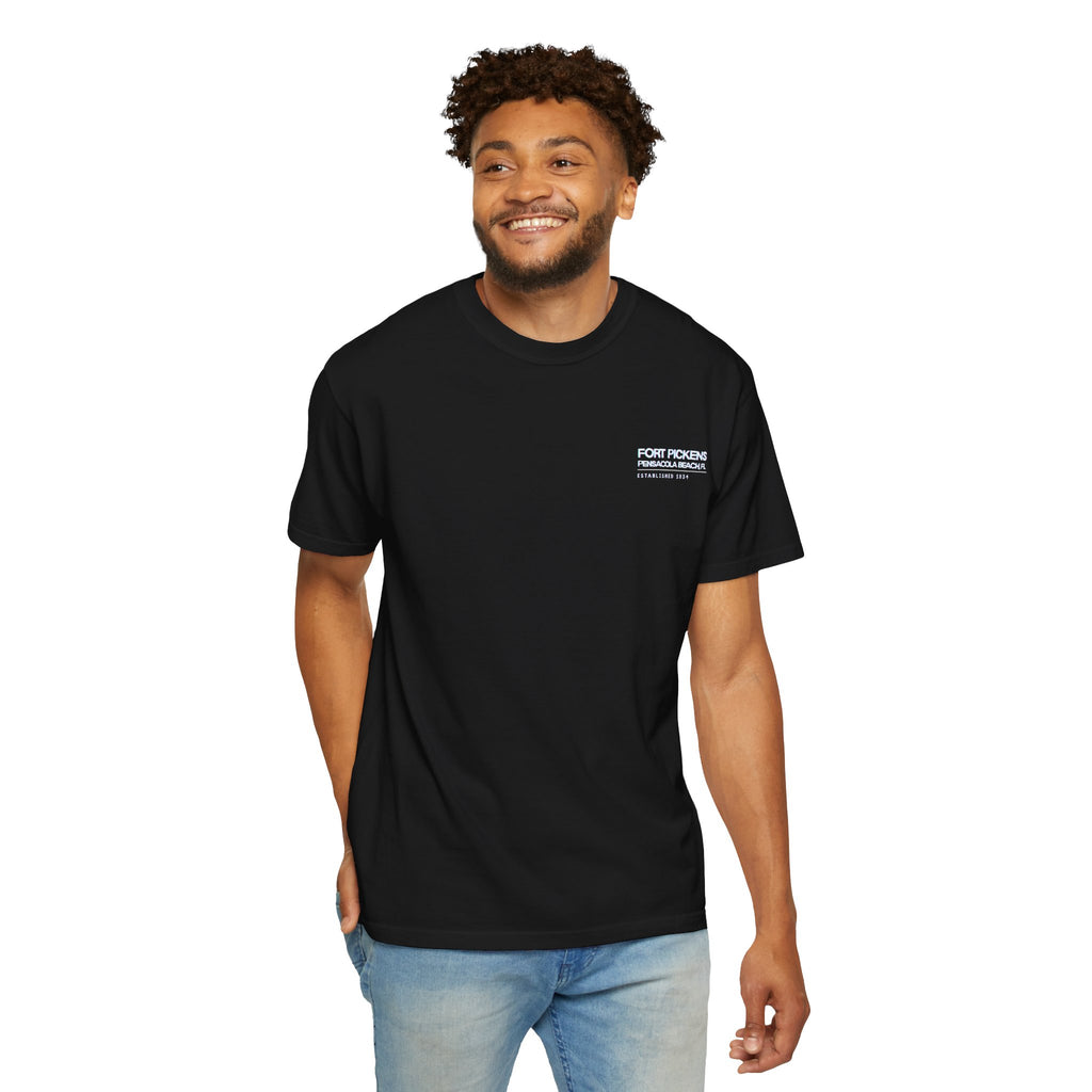Fort Pickens Guardian of the Gulf T-Shirt - Dark tee with White lettering- Pensacola Beach Florida