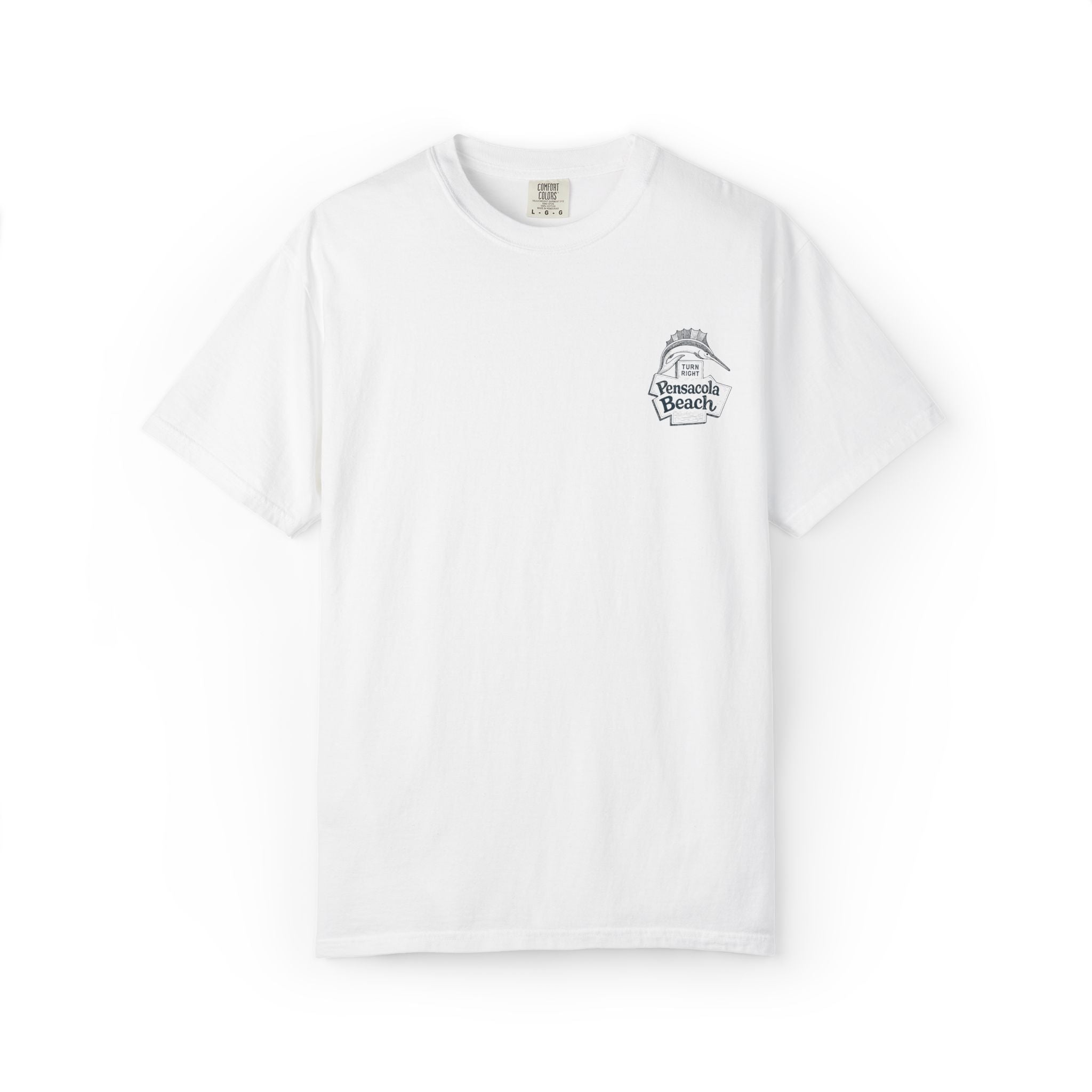 Vintage Pensacola Beach Sign T-Shirt - Scenic Drive - Gulf of America Coastal Tee