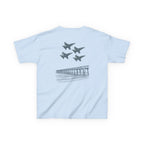 Kids Tee - Aviation Adventure Blue Angels Airplane Design T-Shirt