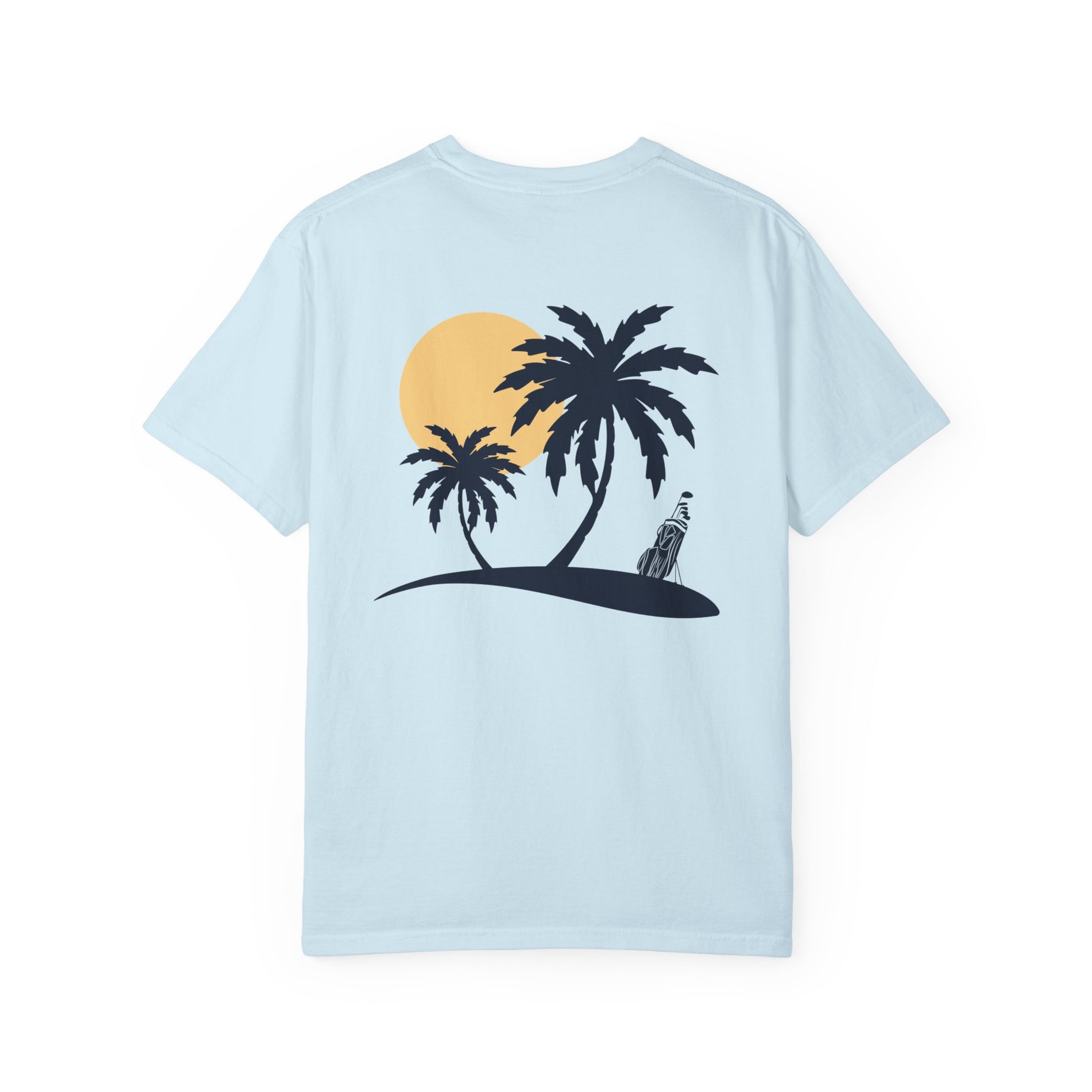 Sunset Palm Trees & Golf T-Shirt